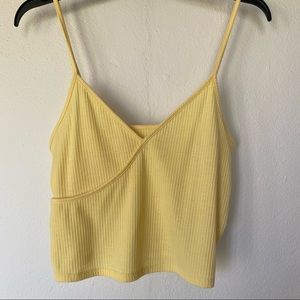 Cropped spaghetti strap top